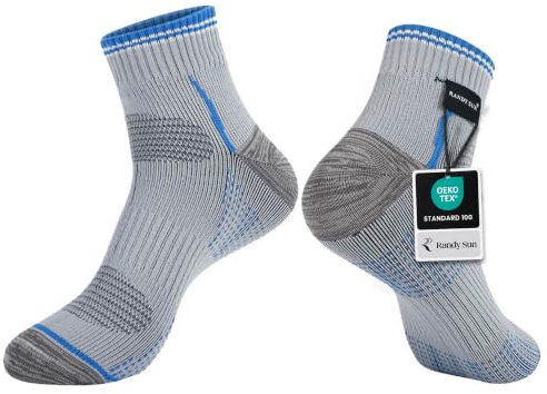 RANDY SUN Chaussettes en Hautes Imperméables pour Femmes Hommes Etanche Respirant Résistant au Froid,Sports de Plein air Nautiques vélo Randonnée Aviron Moto Chasse pêche ski,1 Paire