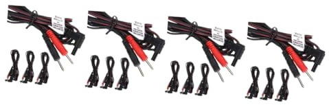 FOMIYES 4 Sätze Elektrodenkabel Pads Stabmixwe Hochleistung High Performance Elektrodenpads Ersatzkabel Kabel Für Maschine Kabel Für Physiotherapiegerät Kupferkabel 4 Stück * 4