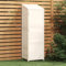 Xichuzi Geräteschuppen, Gartenhaus, Gerätehaus, Fahrradgarage, Gartenhütte, Geräte Schuppen, Gartengerätehaus, Weiß 55x52x174,5 cm Massivholz Tanne
