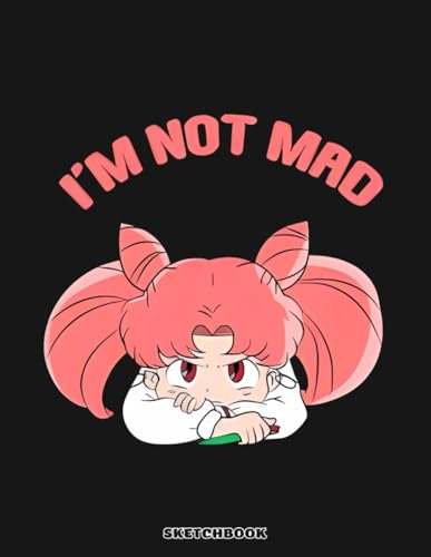Mad mini moon Sketchbook: 120 pages, 8.5x11 Blank Pages, For Kids, Boys, Girls, Teens, Adults - Simple Note Pad for Drawing, Writing, Painting, Sketching or Doodling