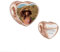 LaMenars Rose Gold Personalized Photo Charm 925 Sterling Silver Customized Letters Charm Beaded Compatible Women Bracelet Necklace