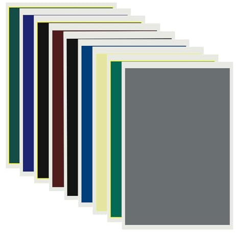 Janasiba Lot de 9 feuilles de papier de marquage pour la gravure laser pour la découpe laser et la gravure sur céramique, verre et métal
