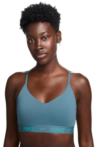 Nike Damen W Nk Df Indy LGT Sport-BH, Smokey Blue, M