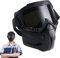 Maschera Saldatore | Maschera Protettiva Per Saldatura | Protezioni Resistente a Fiamma e Calore, Lenti Auto-Oscuranti per Taglio e Smerigliatura