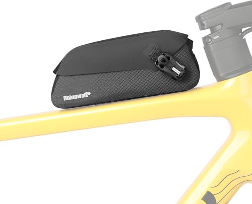 Rhinowalk Sacoche de cadre de vélo triangulaire étanche sous le tube supérieur pochette de rangement avant Bikepacking