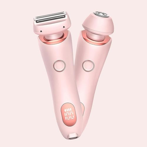 Rasierer Damen Elektrisch, Intimrasierer für Frauen,Smooth Skin,Elektrische Trimmer Rasierer mit LED-Anzeige für Damen (1 Stück)