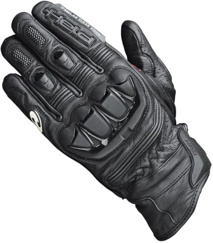 Held Misawa Motorrad-Handschuh Schwarz-Weiß-Rot