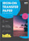 PPD 5 x A4 Blatt Inkjet PREMIUM T-Shirt Transferpapier für schwarze (dunkle) Textilien, geeignet für alle Tintenstrahldrucker sowie Bügeleisen/Thermopresse/Schneideplotter/Smartcutter PPD04-5
