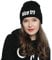 DonDon Mütze Damen Beanie Statement Wintermütze Nice Try