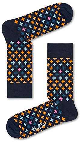 Happy Socks Damen Plus Sock Freizeitsocken, Blau (Blau 6001), One Size (Herstellergröße: 36-40) (1er Pack)