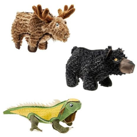 TOUGH KAMERUN Hundespielzeug, Kuscheln, Spielen, 29 cm, Elch
