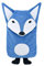 Hugo Frosch Kinder Öko-Wärmflasche 0,8 l mit Tierbezug Fuchs Blau