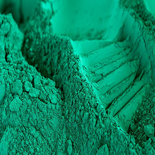 Pigment Vert Turquoise 1 Kg - Pour Peintures, Enduits Béton et Chaux - Poudre Colorante - Origine Europe