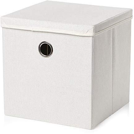 COUNTRY CLUB 5023674184420 Weave Storage Box, Cream, Polypropylene