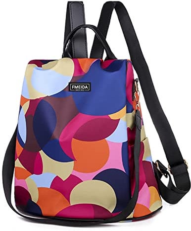 Fmeida Backpack Womens Anti Theft Travel Rucksack Shoulder Bag Ladies Handbag
