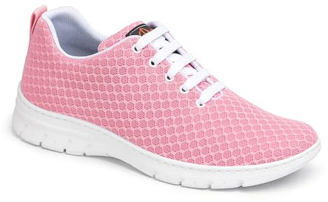 DIAN - CALPE Rosa 41, Zapatilla de Trabajo para Sanidad y Hostelería, Unisex, Transpirable y Repelente a Líquidos, Plantilla Acolchada, Antirozaduras, Antideslizante y Antiestática.