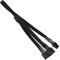 YINETTECH 6-pin Male to 3x 15-pin Female SATA Hard Drive Interface Adapter Power Supply Cable 1007 18AWG Compatible with Corsair Modular PSUs