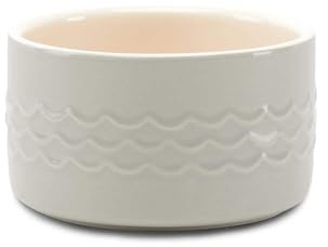 Scruffs Icon Stoneware Dog Water Bowl 20 cm x 20 cm x 10.5 cm Light Grey