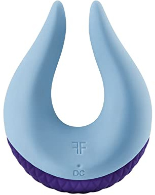 FemmeFunn Volea Base Vibrators Light Blue Dark Purple 9,9 cm