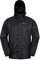 Mountain Warehouse Pakka wasserdichte Herren Jacke zusammenfaltbare Regenjacke Windjacke Kapuze Tragebeutel Camping Outdoor, Herbst Schwarz 2X-Large