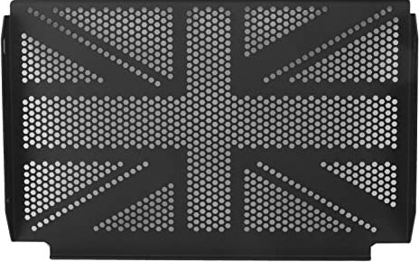 Focket Cubre Rejilla Protector de radiador de Moto, Cubre Rejilla Protector de radiador de Acero Inoxidable para 660, Cubre Rejilla Protector de radiador de Moto, Negro