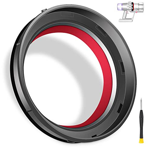 Birshe Anillo de Sellado Fijo Superior, Anillo de Sellado Fijo Compatible con Dyson V11 SV14 SV15 Anillo de Sellado Fijo Superior del Depósito de Polvo, Destornillador T8 de regalo