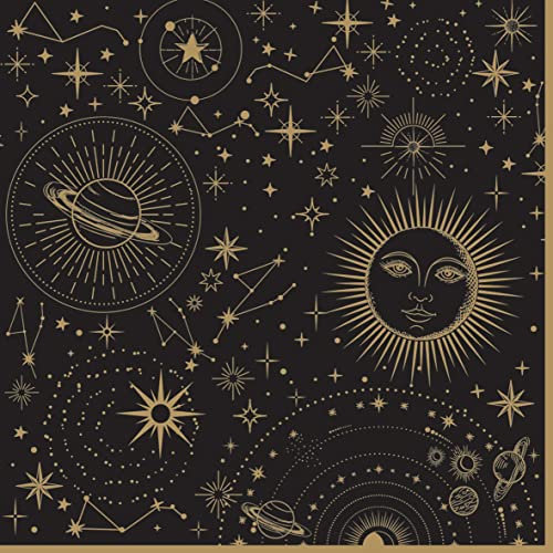 20 Servietten Sternkunde | Sonne | Planeten | Himmel | Astronomie | Tischdeko | Decoupage | Serviettentechnik 33x33cm