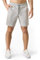 LAPASA Kurze Hosen Herren Sportshorts mit Reißverschluss Taschen, schnelltrocknende Sporthose Runningshorts Traininghose Laufhose M134, Hellgrau, M