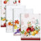 Arquiel Küchentücher Baumwolle 4 Stück, Geschirrtücher 100% Baumwolle Obst Küchenhandtuch Set Multi-Purpose Hochwertige Küche Trockentuch Bar Handtücher 48 x 70CM