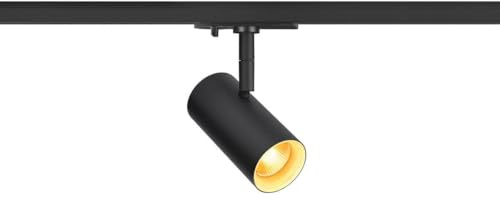 SLV NOBLO® SPOT, 1~ Spot, rund, 2000-3000K, 8.4 W, Dim-to-Warm, Phasenabschnitt, 36°, schwarz