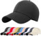 Enwokran Baseballkappe Herren Basecap Damen, Unisex Klassische Sonnenschutz Baumwolle Verstellbar Sport Mütze Atmungsaktiv für Sport Wandern Ausflug (Schwarz)