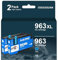 OGOUGUAN 963XL Wiederaufbereitete Tintenpatronen für HP 963 XL für HP OfficeJet Pro 9010 9012 9020 9014 9015 9016 9018 (2 Cyan)