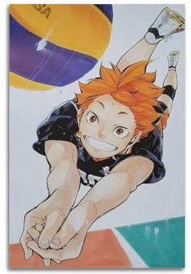 suumyo Haikyu Poster, Raumdekoration, ästhetisches Poster, künstlerisches Poster für Schlafzimmer, Wohnzimmer, Wände, 40 x 60 cm, ungerahmter Stil