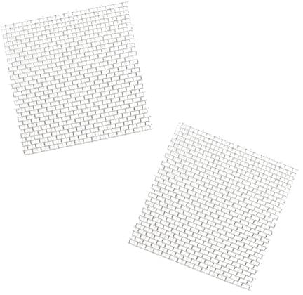Alnicov Aquarium Moss Net, 10pcs Stainless Steel Moss Mat Base, 7x7cm, Suitable for Aquarium Fish Tank