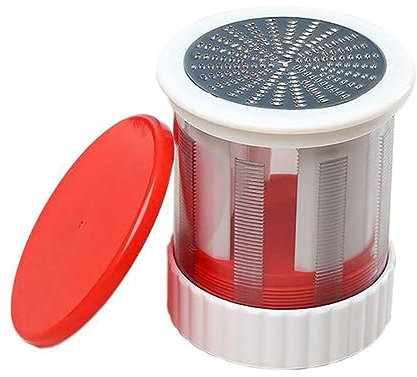 ASIAD Rotary Cheese Grater Parmesan Cheese Grater Portable Rotary Cheese Grater Stainless Steel Professional Kitchen Tools and Appliances,A