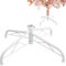 ZALAON Support d'arbre De Noël 40 CM Blanc Base De Trépied en Fer pour Arbre De Noël 4 Pi, 5 Pi, 6 Pi