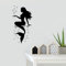 astylishome Wandtattoo Nixen Leuchtsterne Kinderzimmer Meerestiere Peel and Stick Wallpaper Wall Decal Wandaufkleber Meereswelt Meerjungfrau für Windows Tür Möbel 0801