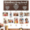 Fotokartenhalter, Fotohalter Für Enkelkinder, Fotodekoration Für Enkelkinder Aus Holz, Wanddekoration Für Enkelkinder, Bilderrahmen Für Großeltern Von Enkelkindern, Enkelkinder-Wanddekoration