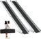 gardhom 1 Paar verstellbare Rollstuhlrampe 121,9 cm L x 18,8 cm B Teleskop-Rampen für Rollstühle, 272 kg, tragbare Rollstuhlrampen für Treppen, Hausschwelle, Türen, Stufen, Treppen mit Tragetasche