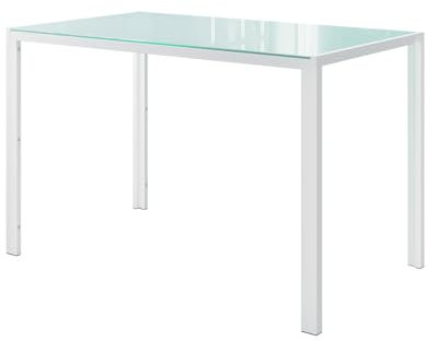 Vicco Esstisch Grand, Tisch für das Esszimmer, Weiß, 120 x 75 cm