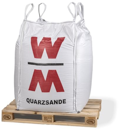 Streusand 1-3mm im Big Bag | ökologisches Winterstreugut | umweltfreundliches Streumittel | (1000, Kilogramm)