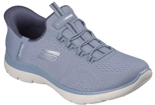 Skechers Damen Summits-Dream Chaser-Hands Free Slip-ins Sneaker | Slip-Ins, Fersenkissen hält Ihren Fuß sicher, luftgekühlte Memory-Schaum-Einlegesohle, maschinenwaschbar