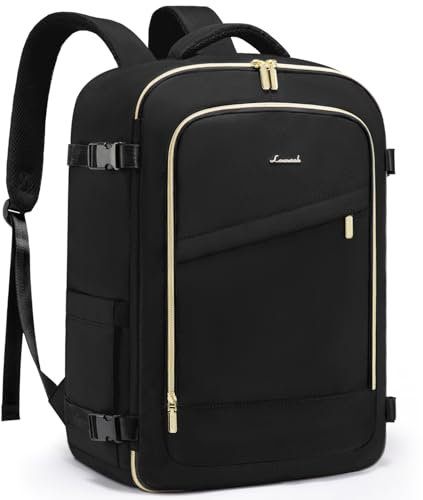 LOVEVOOK Ryanair Handgepäck 40x20x25, 20L Travel Handgepäck Rucksack für Damen und Herren, Ryanair Rucksack Mit Anti-Diebstahl Tasche, Reiserucksack Cabin Bag für Eurowings, Wizz Air