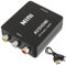 EPLZON Adaptateur RCA vers HDMI Convertisseur AV en HDMI, 1080P Supporte PAL/NTSC RCA Composite CVBS Convertisseur Audio Vidéo avec USB Câble pour PC/Xbox/TV/STB/VHS/DVD/Wii(Noir)