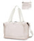 ECOHUB 30L Faltbare Reisetasche Handgepäck, Untersitz Handgepäck Tasche für Flugzeug, Easyjet handgepäck 45x36x20 Mit Abnehmbar Nass-Tasche, Recyceltes PET Weekender Damen, Patent Anhängig(Beige)
