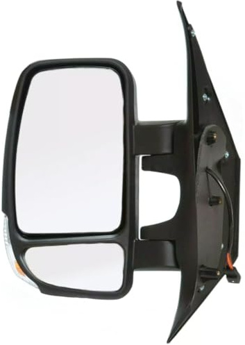 Rétroviseur extérieur chauffant électrique côté conducteur – Compatible for Renault Master 2010-2021/Opel Movano 2010-2023/Nissan NV400 2010-2021