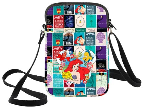 WZMPA Prinzessin Crossbody Bag Märchen Geschenk Prinz Eric Umhängetasche Filmliebhaber Merchandise, Meerjungfrau 2-Cb