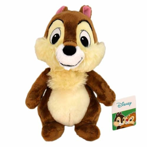 BEMIRO Chip und Chap Kuscheltier – 50 cm – Original Lizenzartikel – 90er Jahre Cartoon-Optik – Gestickte Details & kuschelig weich (Chip)