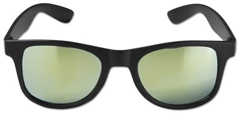 Borussia Dortmund Unisex BVB, Schwarz mit gelbem Logo und Schriftzug, Fan-Accessoire Sportliche Sonnenbrille, Standard