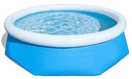 GOOPEEG Fiesta Acuática Piscinas Hinchables Centro De Natación Piscinas Hinchables Familiares Piscina Interior Y Exterior De Gran Capacidad Centro de Juegos(244 * 66cm)